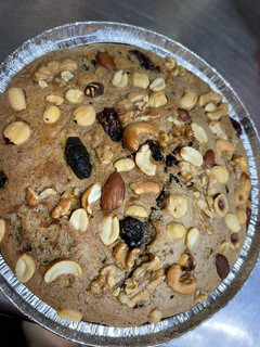 Una foto de Bizcocho de nueces y avena