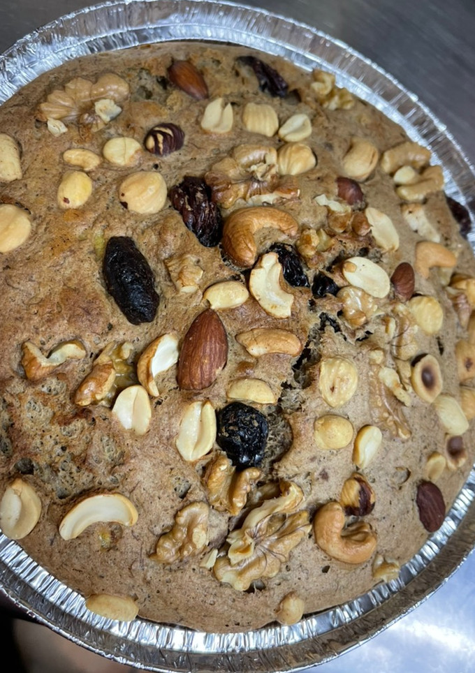 Una foto de Bizcocho de nueces y avena
