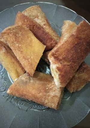 Foto resep Roti Tawar Pisang Coklat