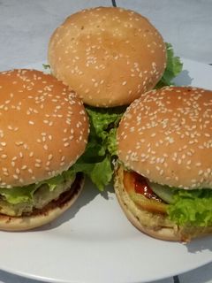 Foto resep Burger Tempe
