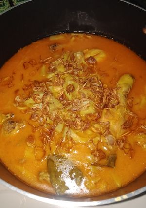 Foto resep Sayur nangka ayam