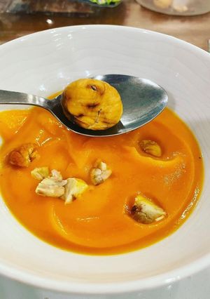 Une photo de Soupe de potimarron