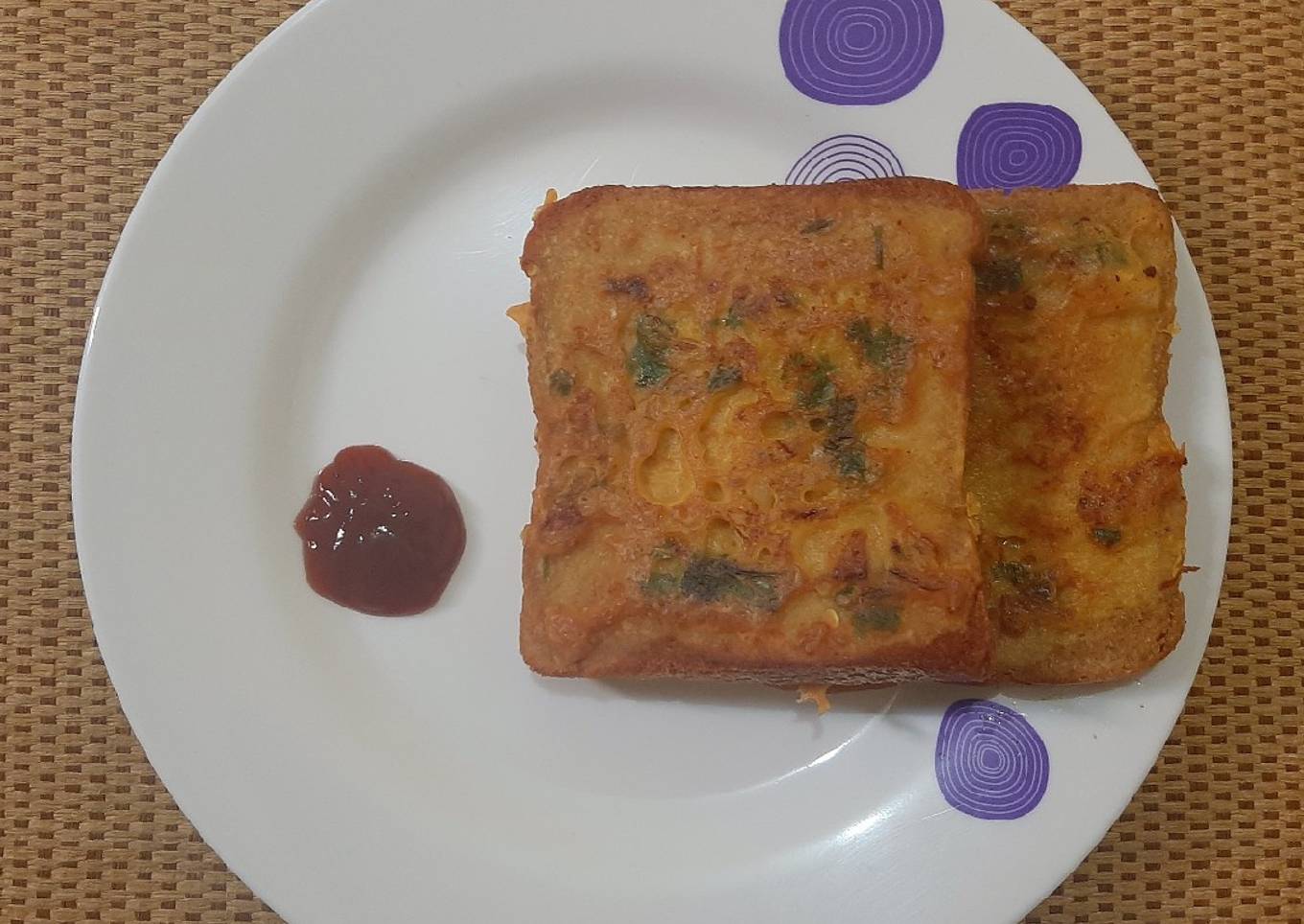 Besan bread toast