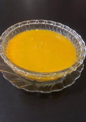 صورة لوصفة شوربة الجزر