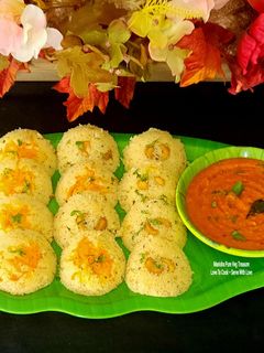 सूजी दही इडली चटनी - बोम्बे रवा इडली कारा चटनी - साउथ इन्डियन स्पेशल रेसिपी मुख्य फोटो