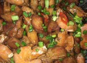 Hình của món Thịt rang tôm.