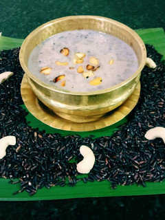 கருப்பு கவுணி அரிசி பால் பாயசம் செய்முறை முக்கிய புகைப்படம்