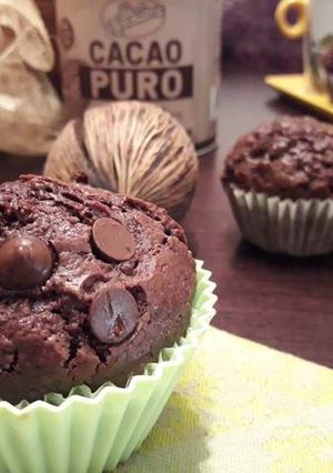 Una foto de Muffins de chocolate estilo Starbucks