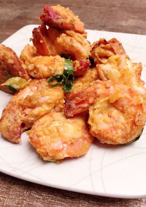 Foto resep Udang Goreng Telur Asin