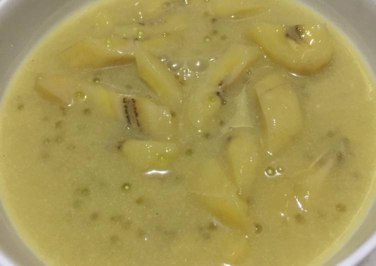 resep cara mengolah Kolak pisang campur sagu mutiara