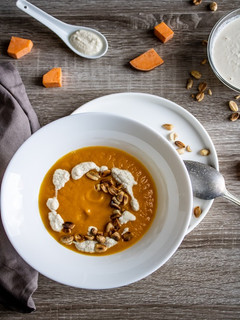 Une photo de Crème de patate douce