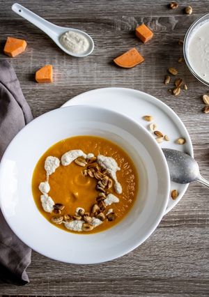 Une photo de Crème de patate douce