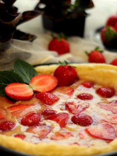 Una foto de Tarta Sablé de Fresas