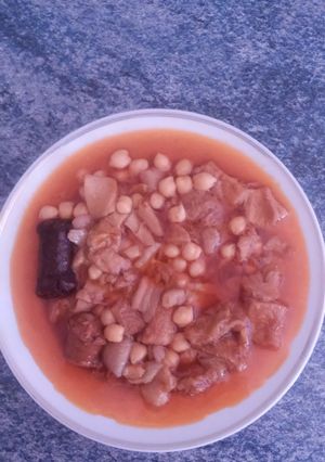 Foto principal de Callos con garbanzos rapidos