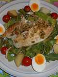 Filete de pescado marinado