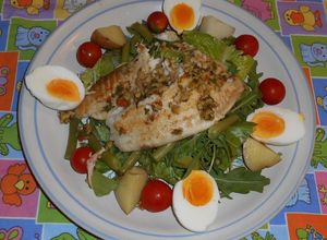 Una foto de Filete de pescado marinado