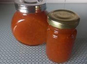 Una foto de mermelada de albaricoques