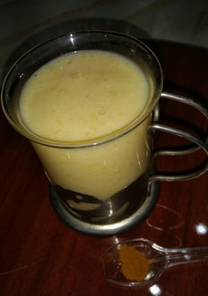 A picture of Turmeric Milk / Golden Milk.