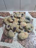 Galletas blandas de arándanos