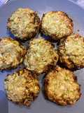 Light Zucchini Fritters in the Air Fryer (about 26 calories each!)