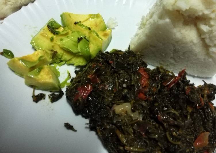 Easiest Way to Prepare Ultimate Managu served with Ugali and ova