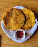 Besan pudla (gujrati breakfast)