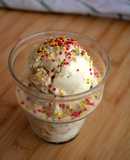 Helado de piña y coco