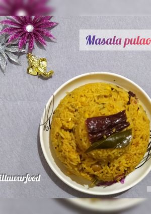 A picture of Veg masala Basmati rice pulao.