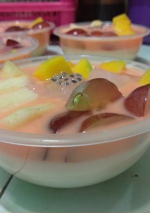 Foto resep Dingsu buah yogurt by dapoer mpok yeyen
