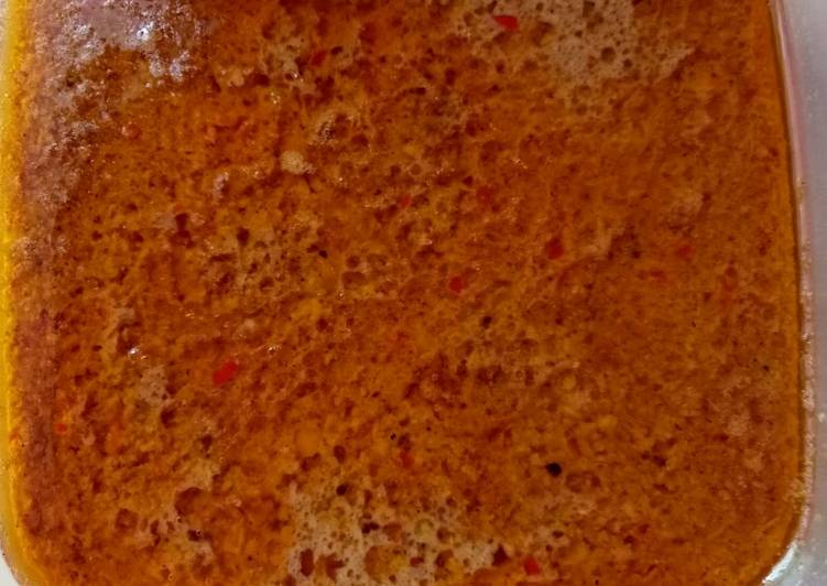 Sambel kacang ala abang siomay