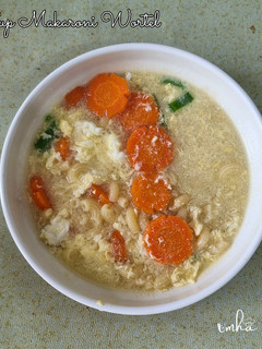 Foto resep Sup Makaroni Wortel Telur