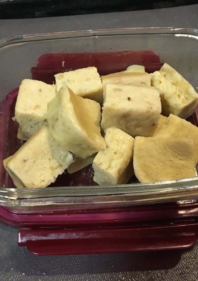 簡易微波香蕉蛋糕 的食譜成品照片