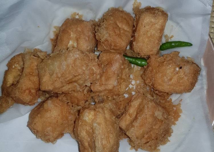 Resep Tahu Crispy Kriuk oleh Annisa Noor Amalina Cookpad