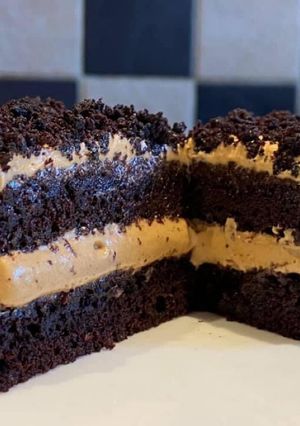 O poză a rețetei Dalgona Mocha cake 😍.