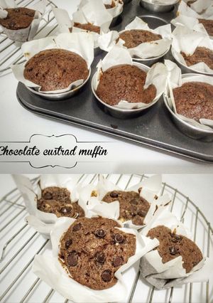 Foto resep Choclate Custrad Muffin