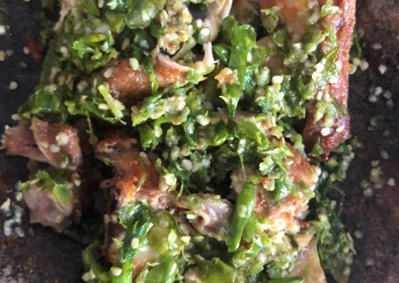 Ayam goreng sambel ijo
