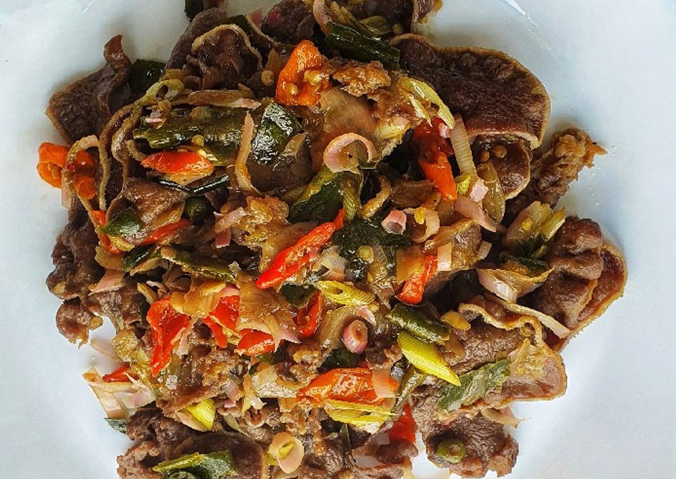 Lidah Sapi Cabe Ijo Kecombrang