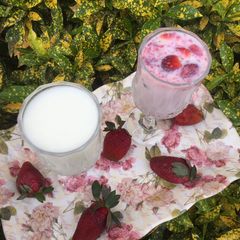 Homemade yoghurt A picture of Homemade yoghurt.