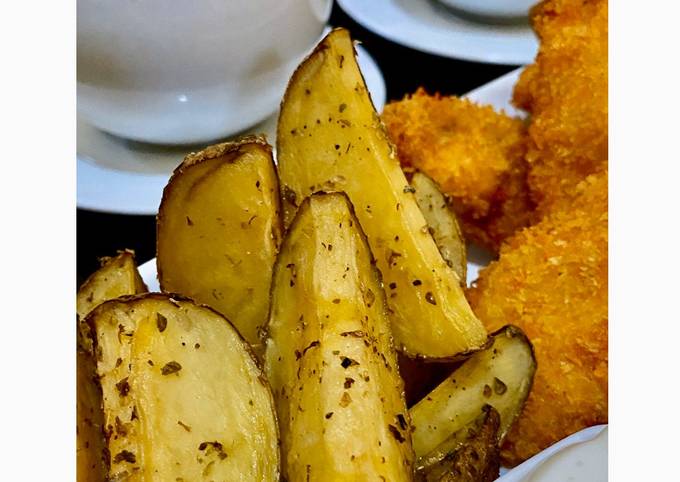 Resep Potato Weges Oven yang Bikin Ngiler