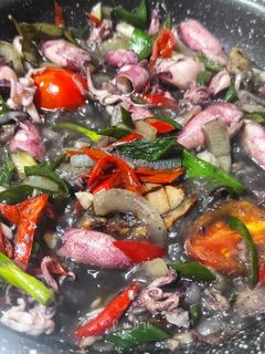 Foto resep Tumis Cumi hitam