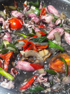 Foto resep Tumis Cumi hitam