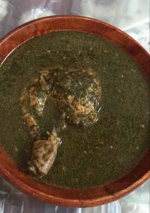 صورة لوصفة ملوخيه بالدجاج