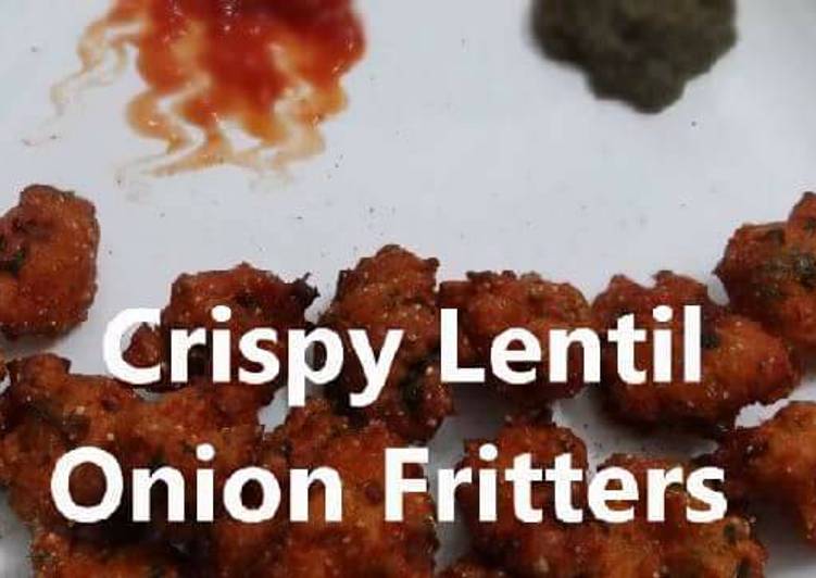 Spicy Cowpea Lentil Onion Fritters Recipe - Winter Season Recipe
