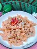 Fusilli coconut cream