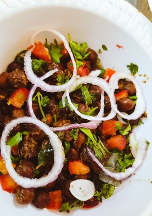 A picture of Kaly chano ki chaat.