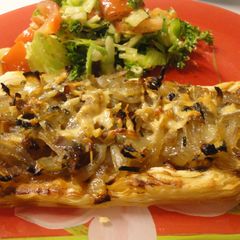 A picture of Onion Tart.