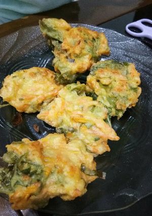 Foto resep Bakwan bayam wortel