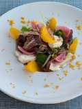 Ensalada de bacalao y naranja