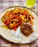 Verduras salteadas al dente