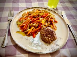Una foto de Verduras salteadas al dente